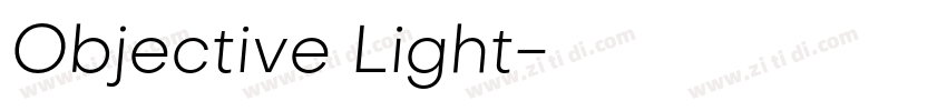 Objective Light字体转换
